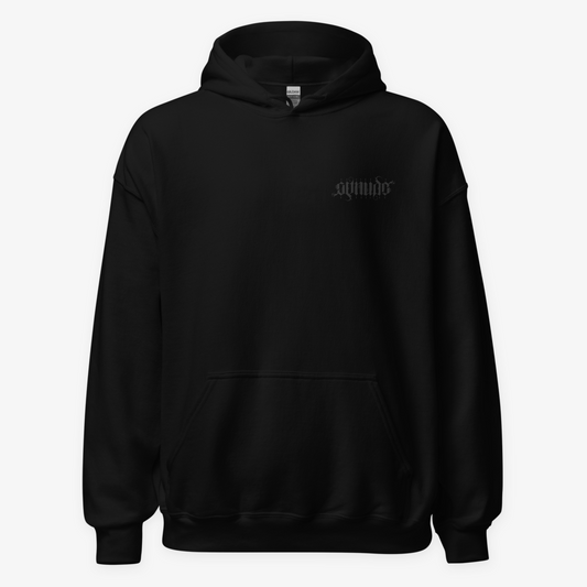 GetNude Ambigram Hoodie | Black/Black