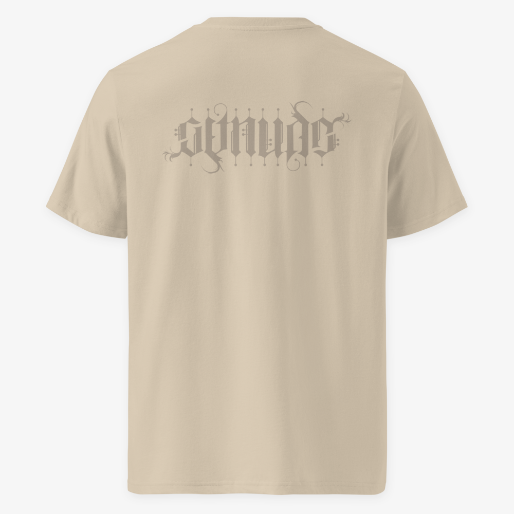 GetNude Ambigram T-Shirt | Sandstone