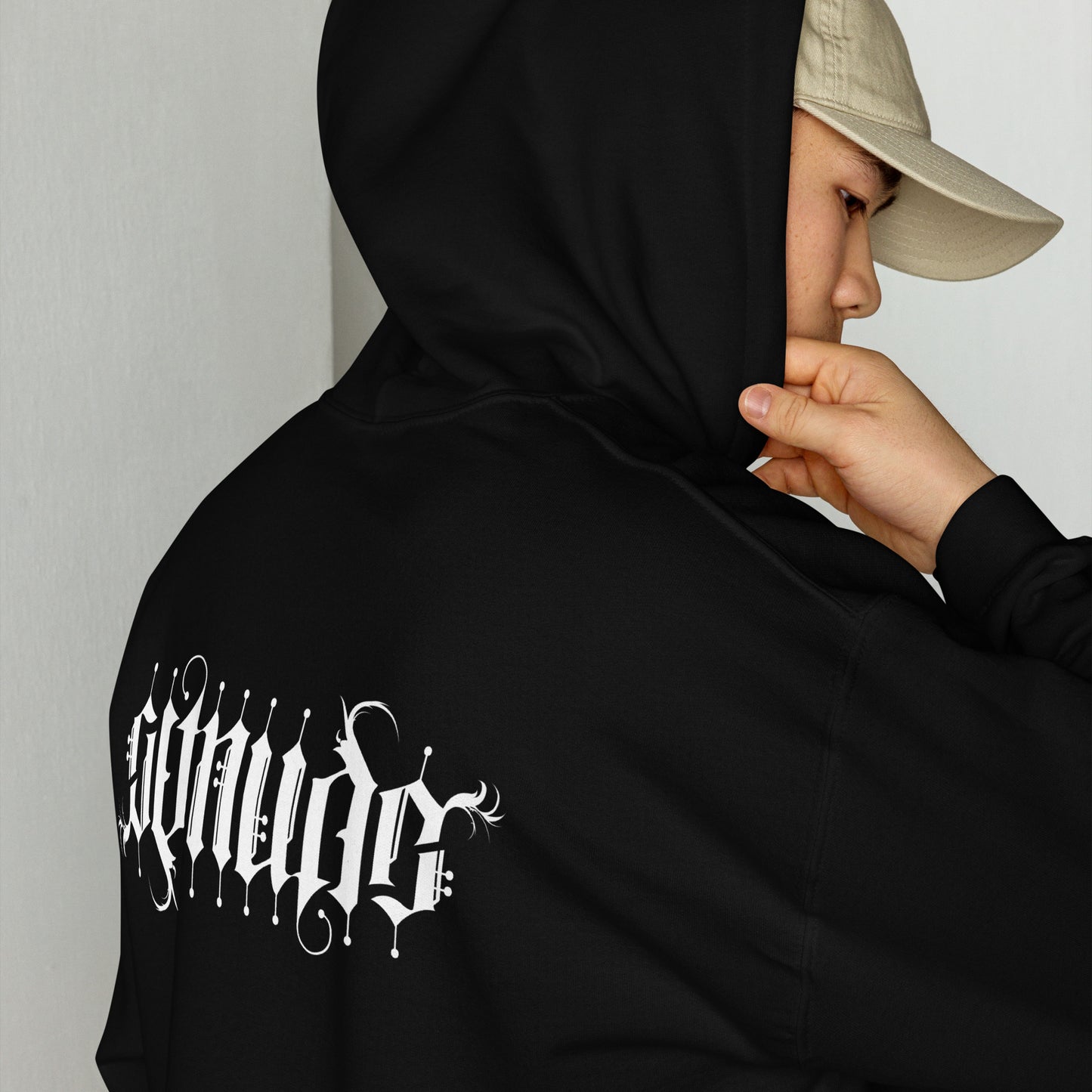 GetNude Ambigram Hoodie | Black